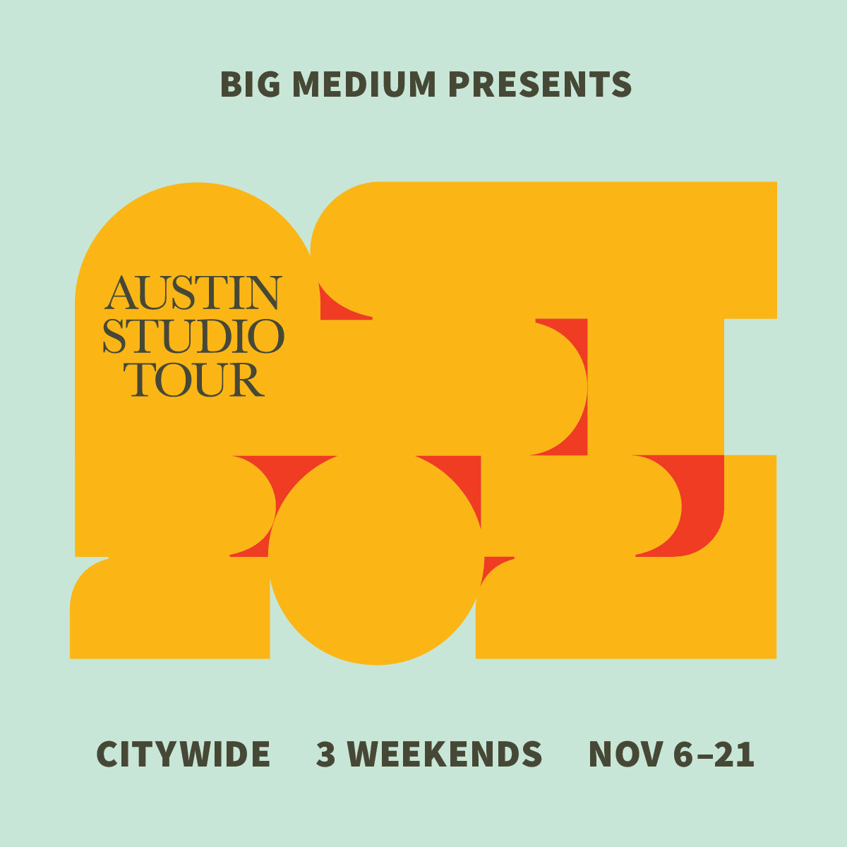 Austin Studio Tour: November 13-14 and November 20-21