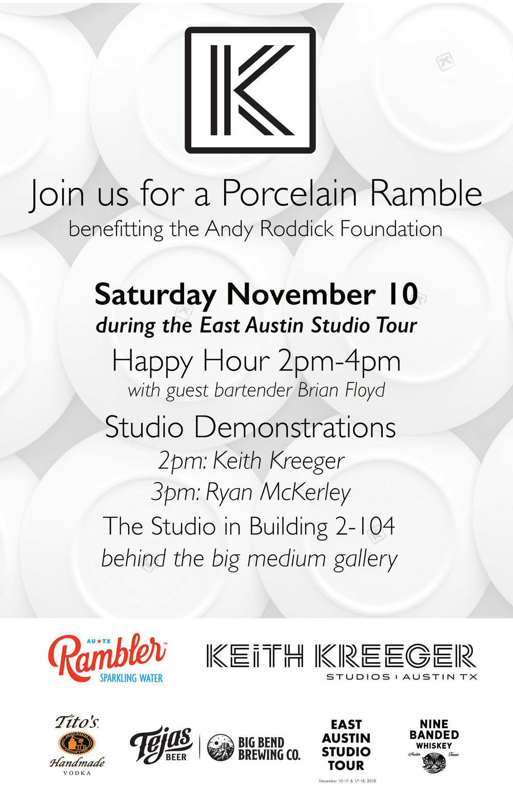 The Porcelain Ramble Happy Hour