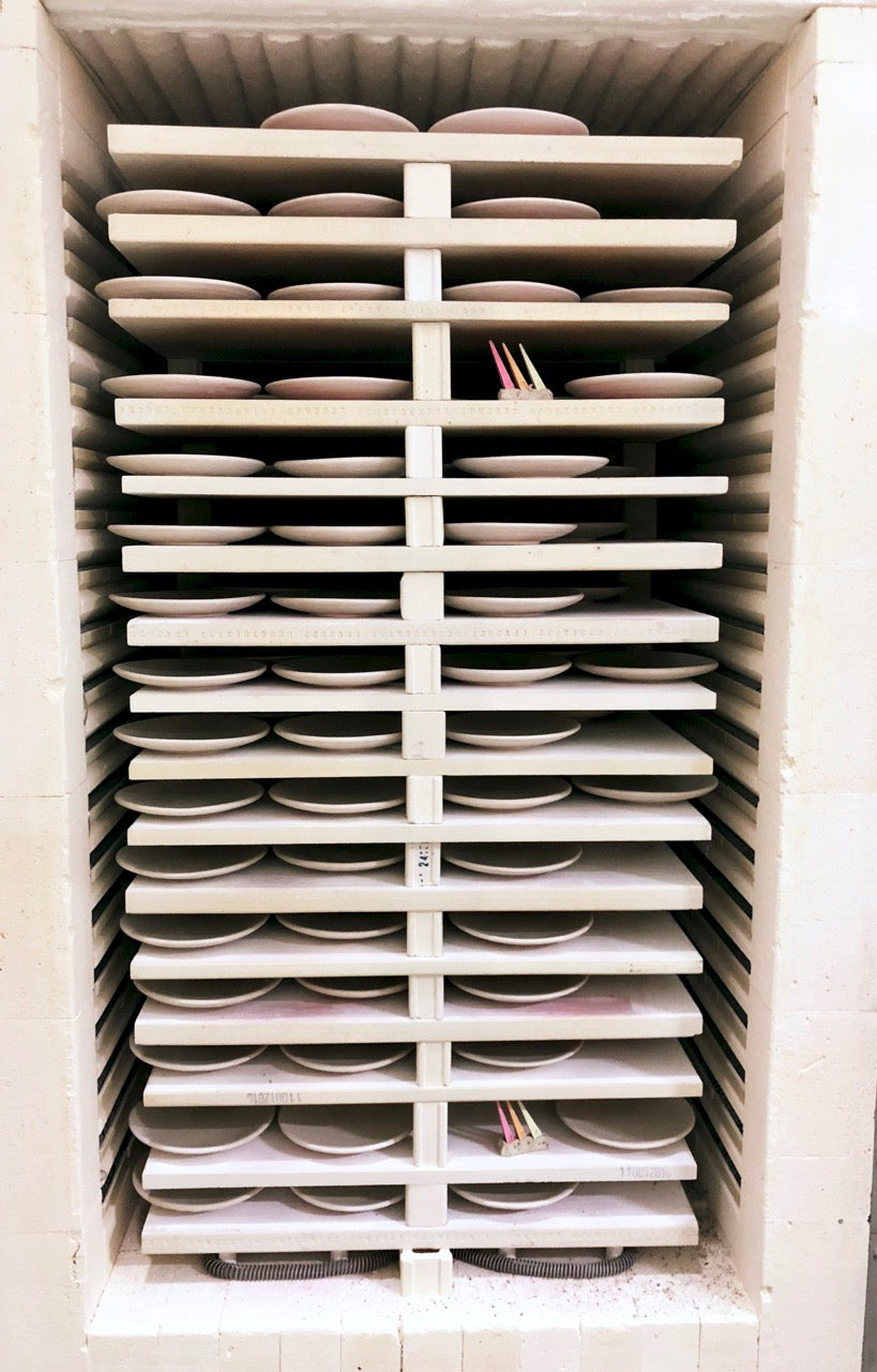 Our latest Giveaway– Guess how many pots are in this kiln!