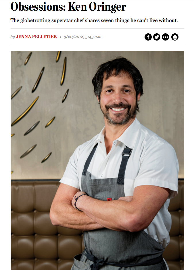Spotted in Boston Magazine w/ Ken Oringer