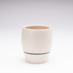 White Cup with Stripe