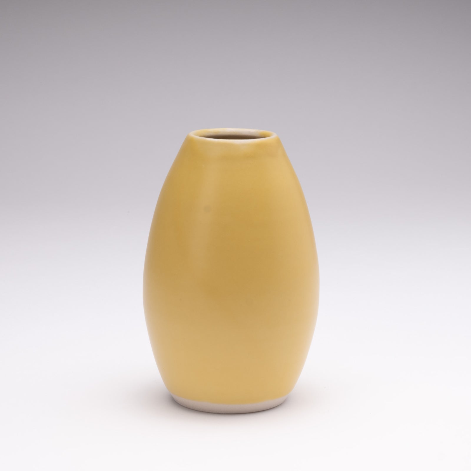 Matte Yellow Vase
