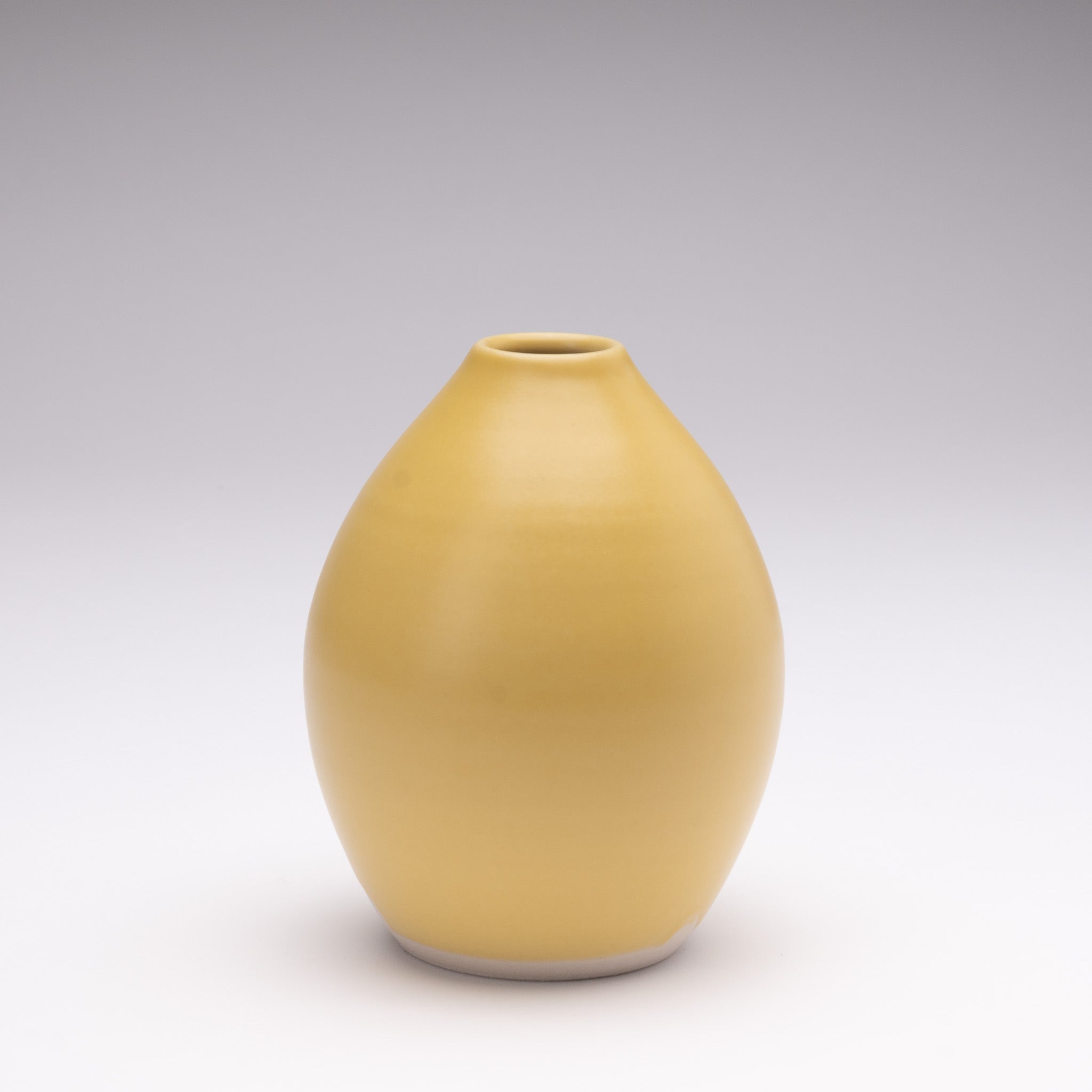 Matte Yellow Vase