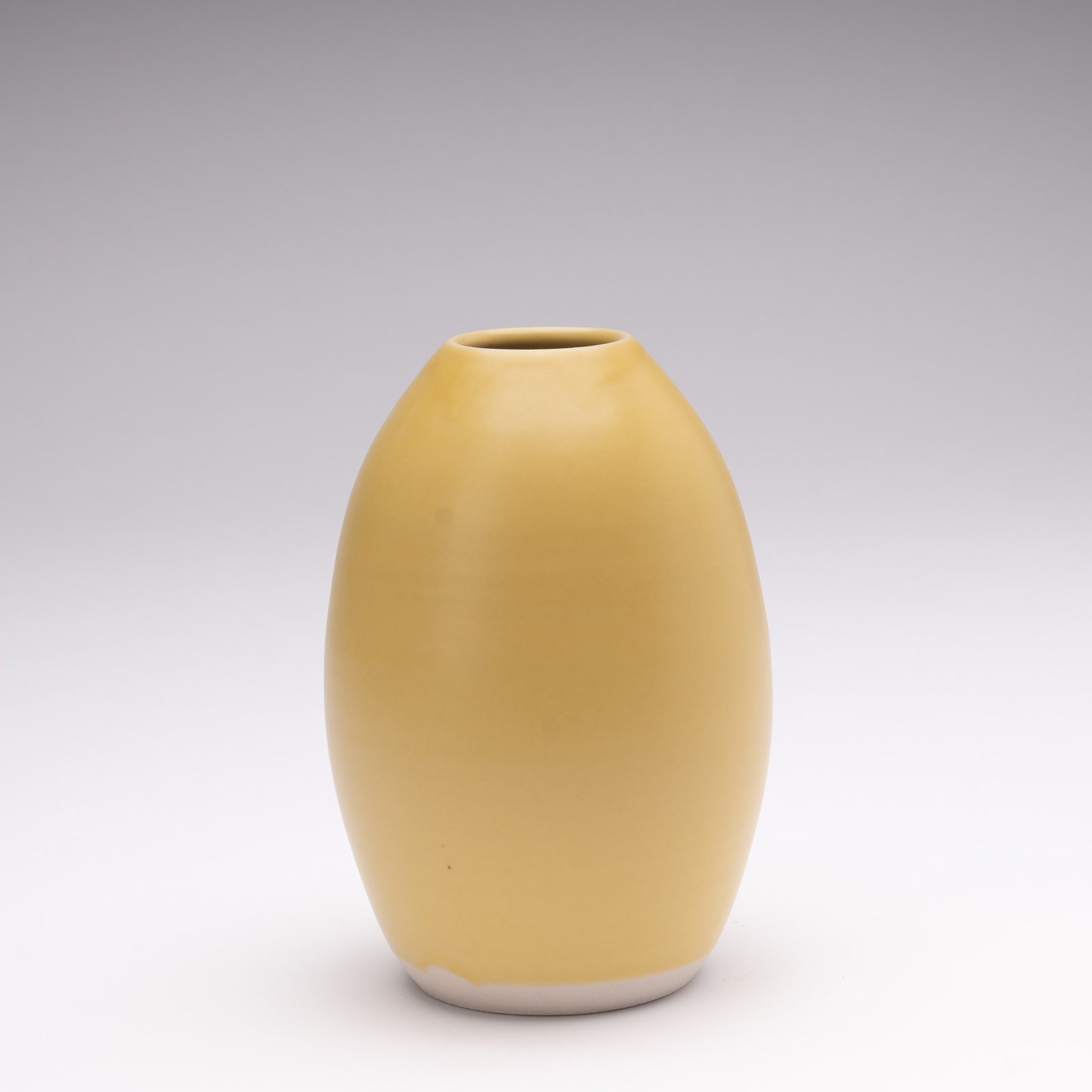 Matte Yellow Vase