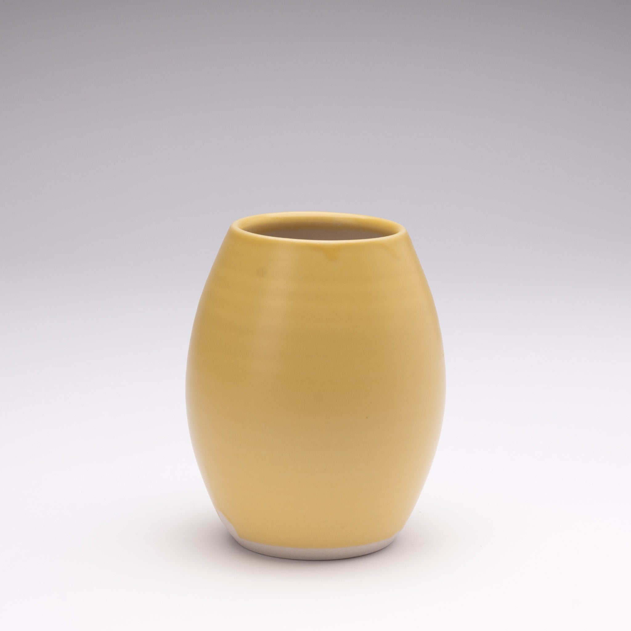 Matte Yellow Vase