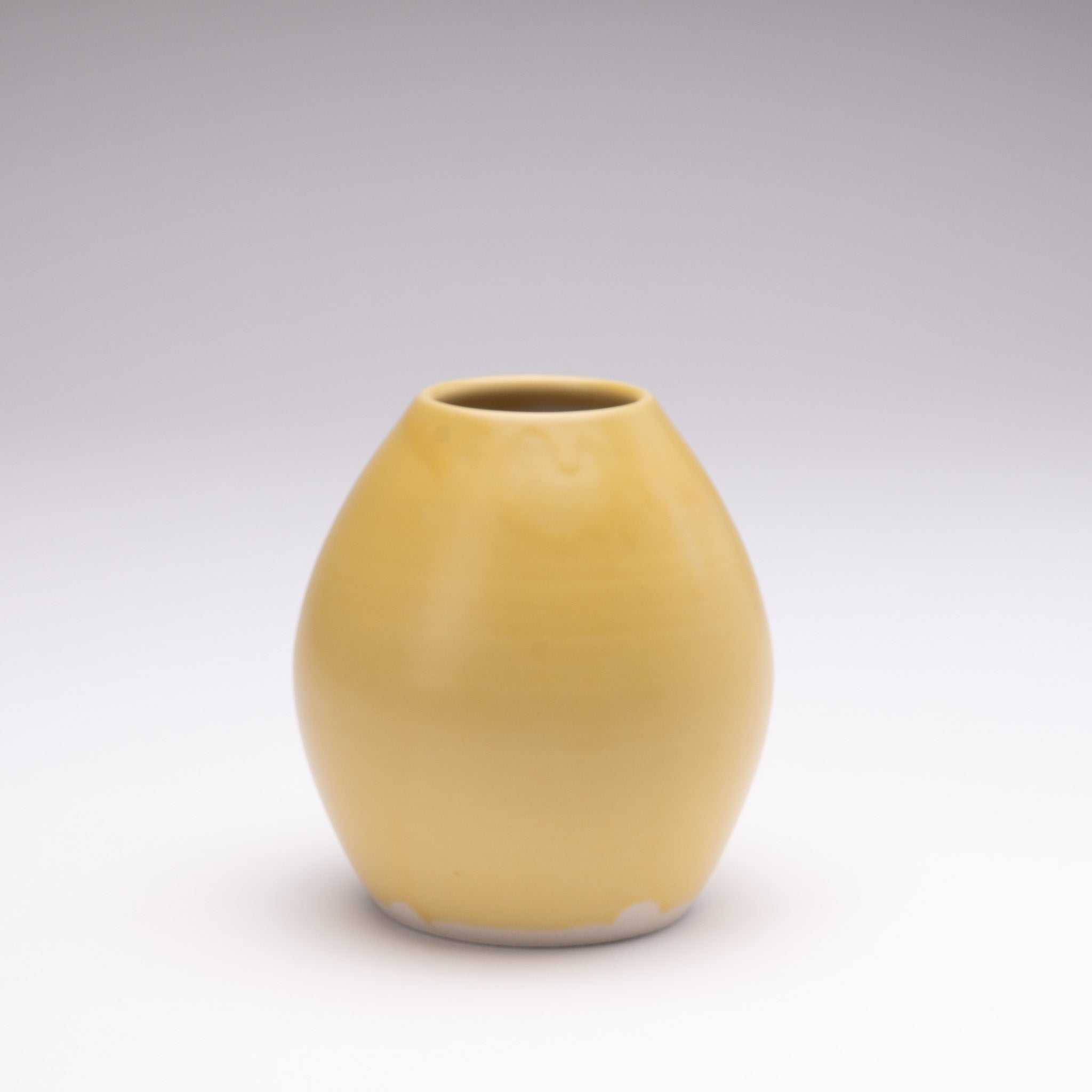 Matte Yellow Vase