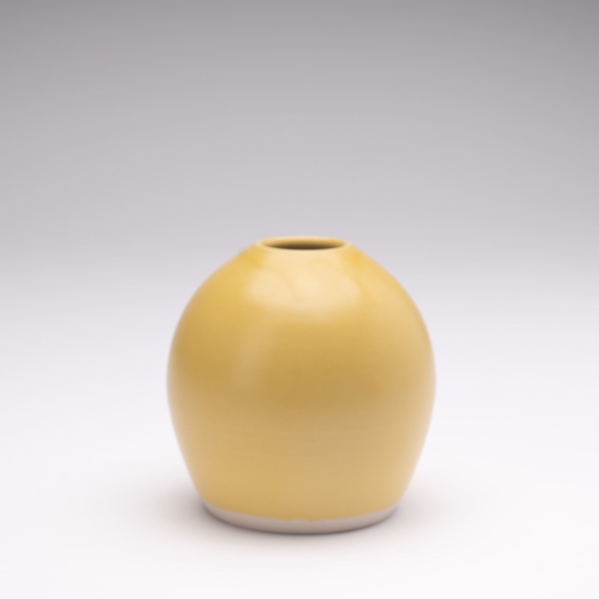 Matte Yellow Vase