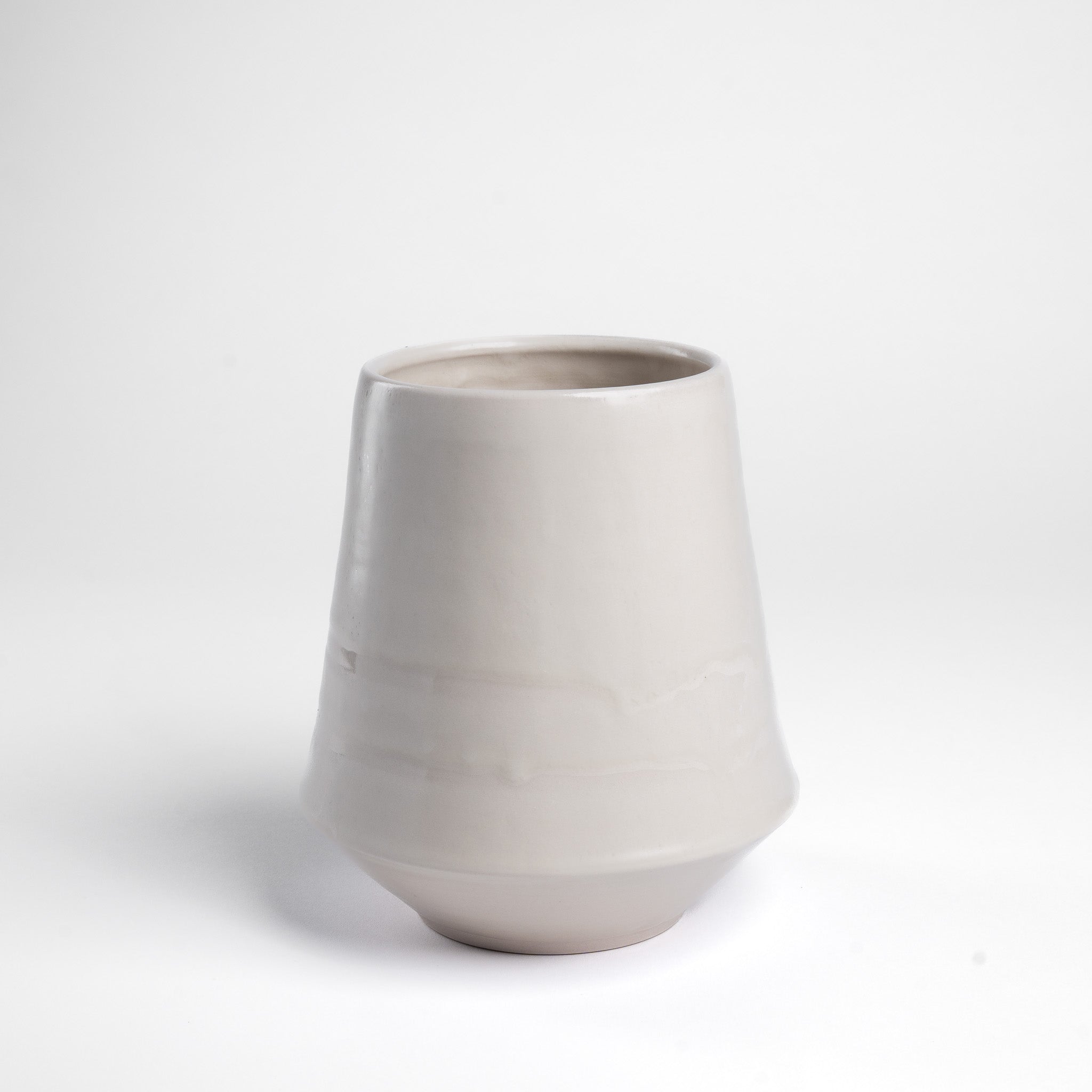 Matte White Vase