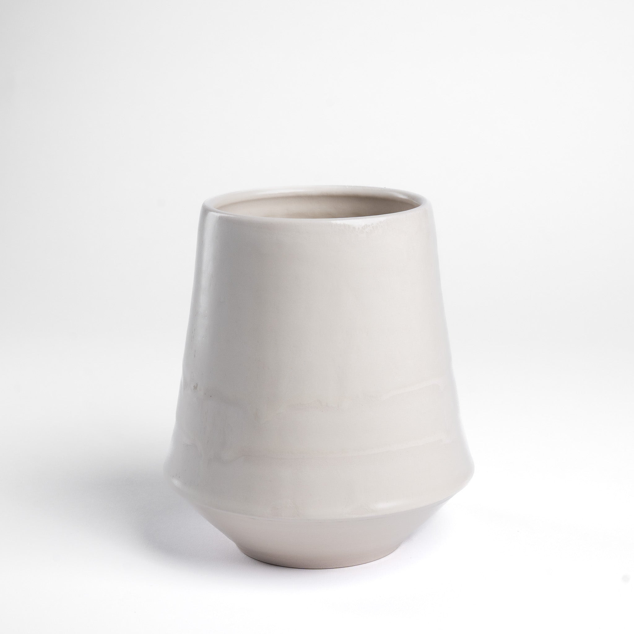 Matte White Vase