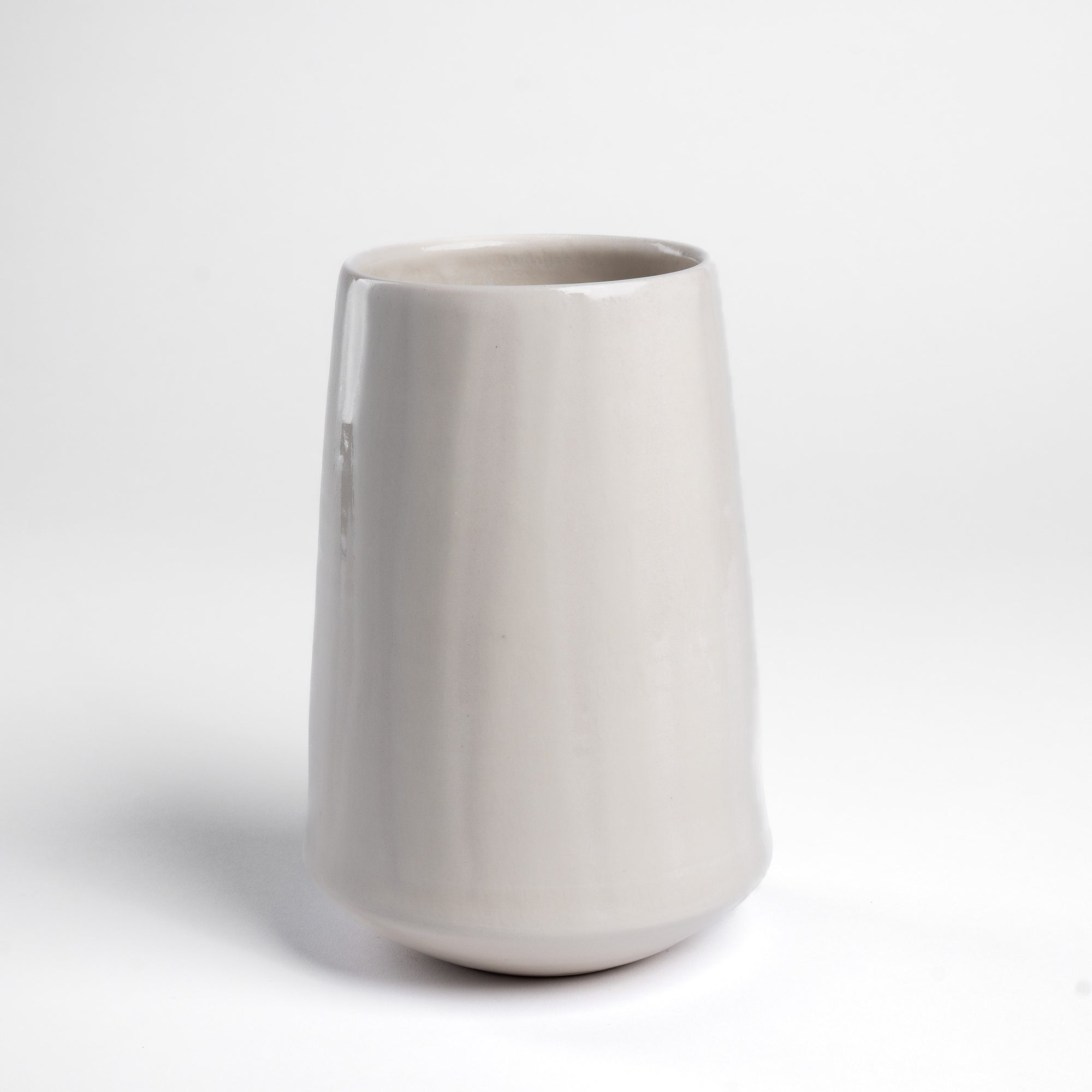 Matte White Vase