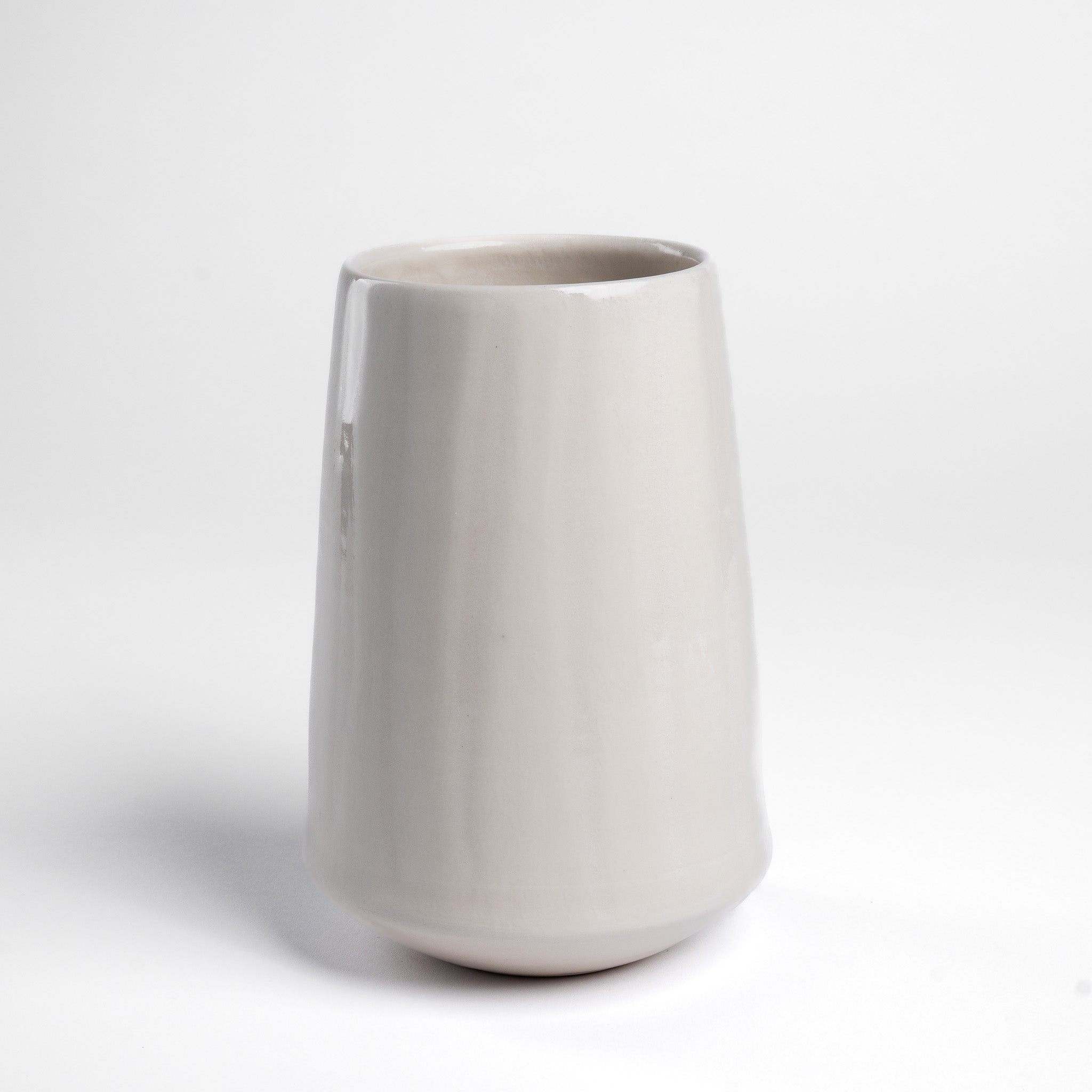 Matte White Vase
