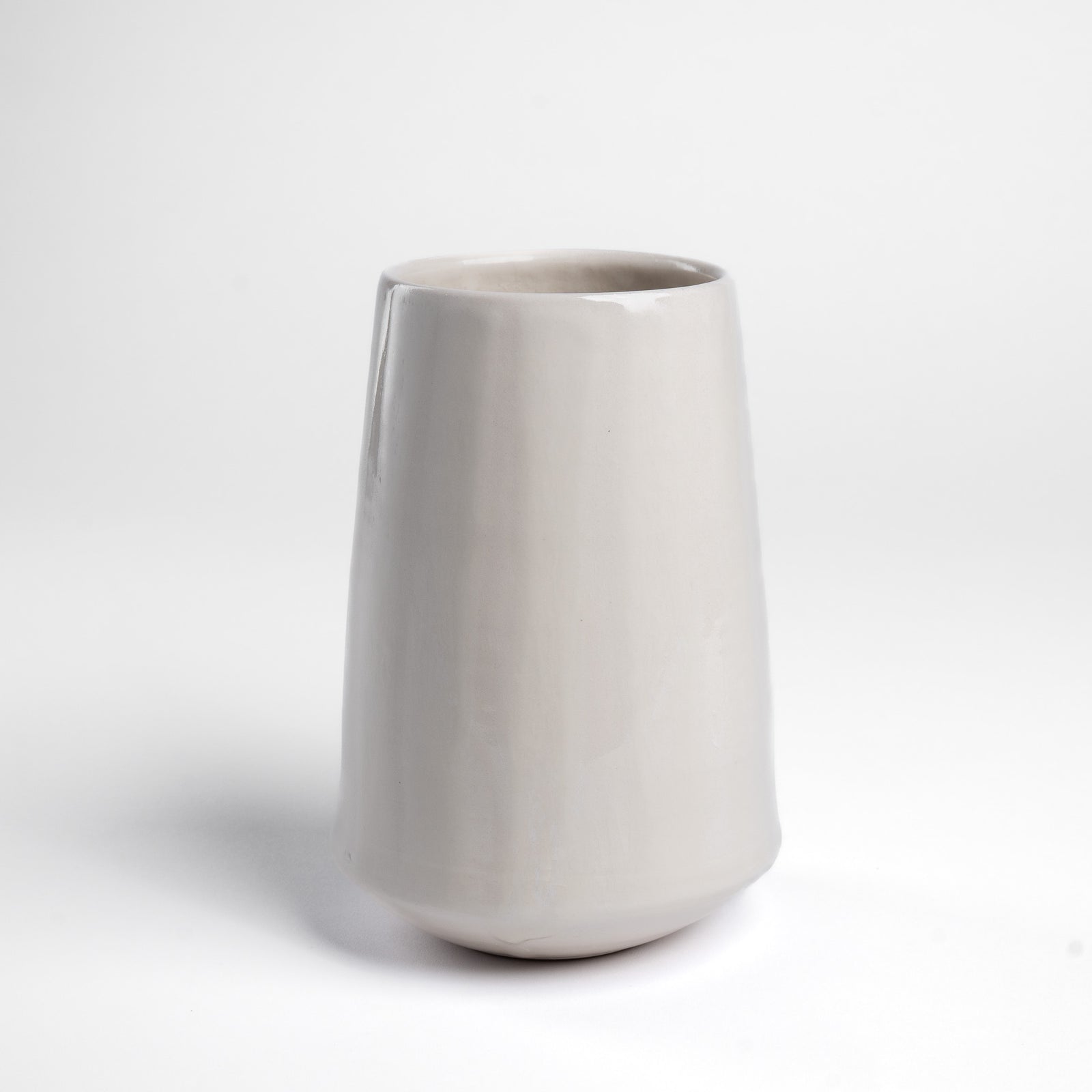 Matte White Vase