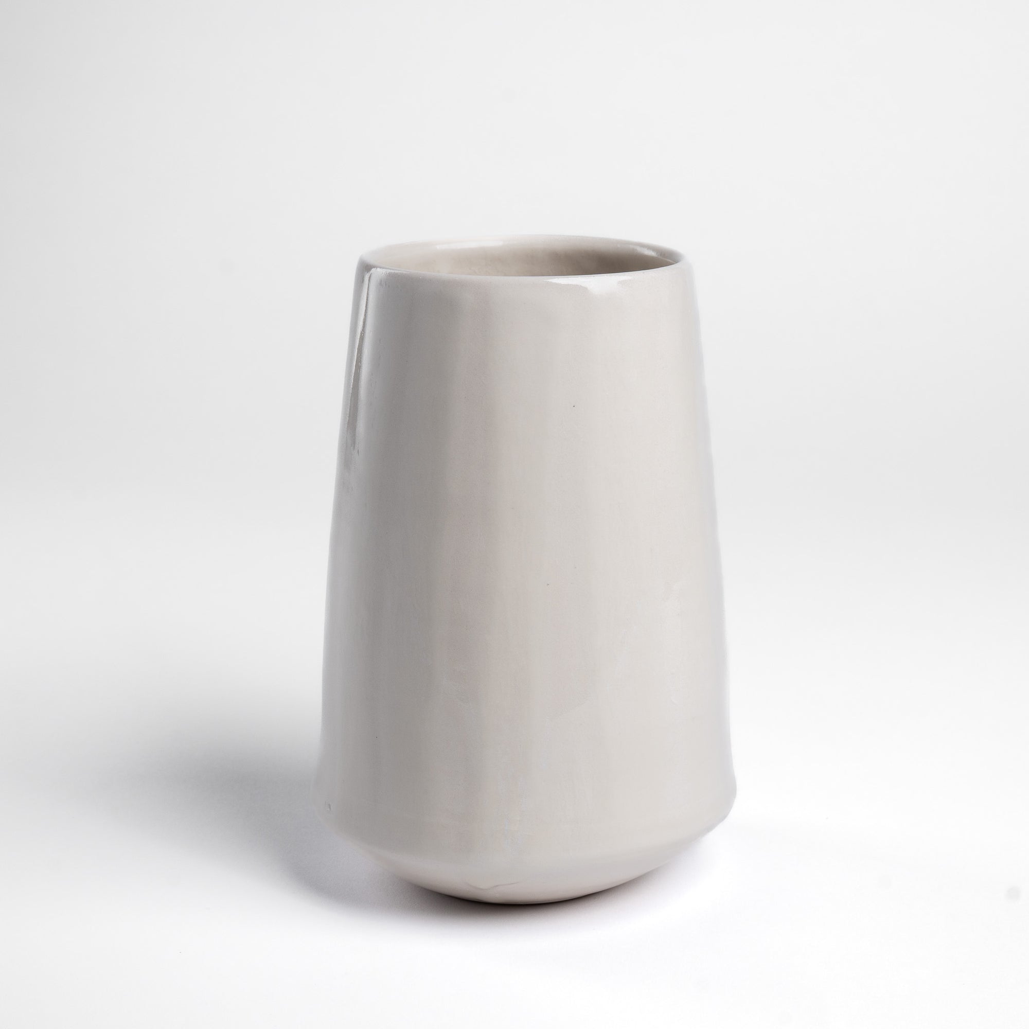 Matte White Vase