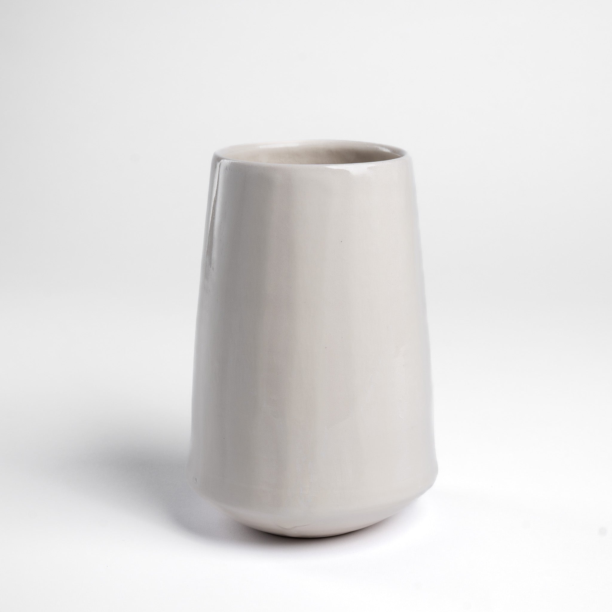 Matte White Vase