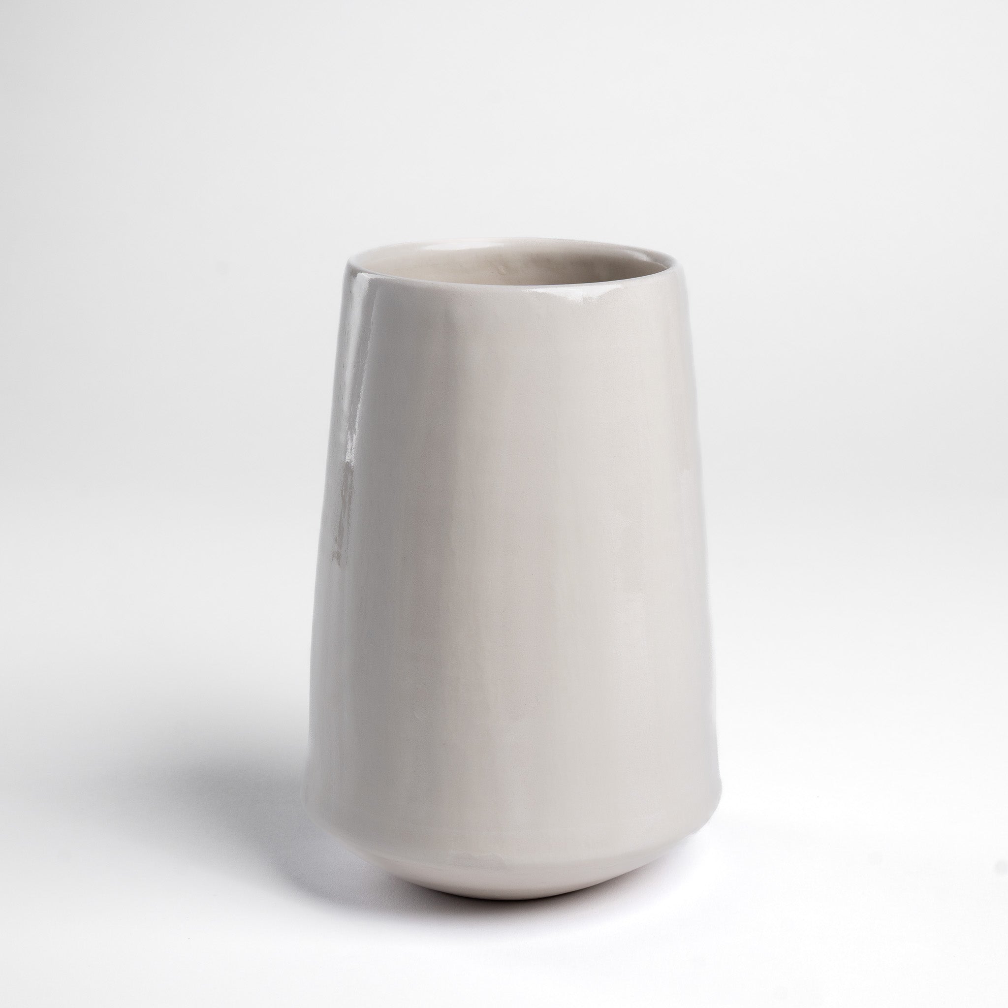 Matte White Vase