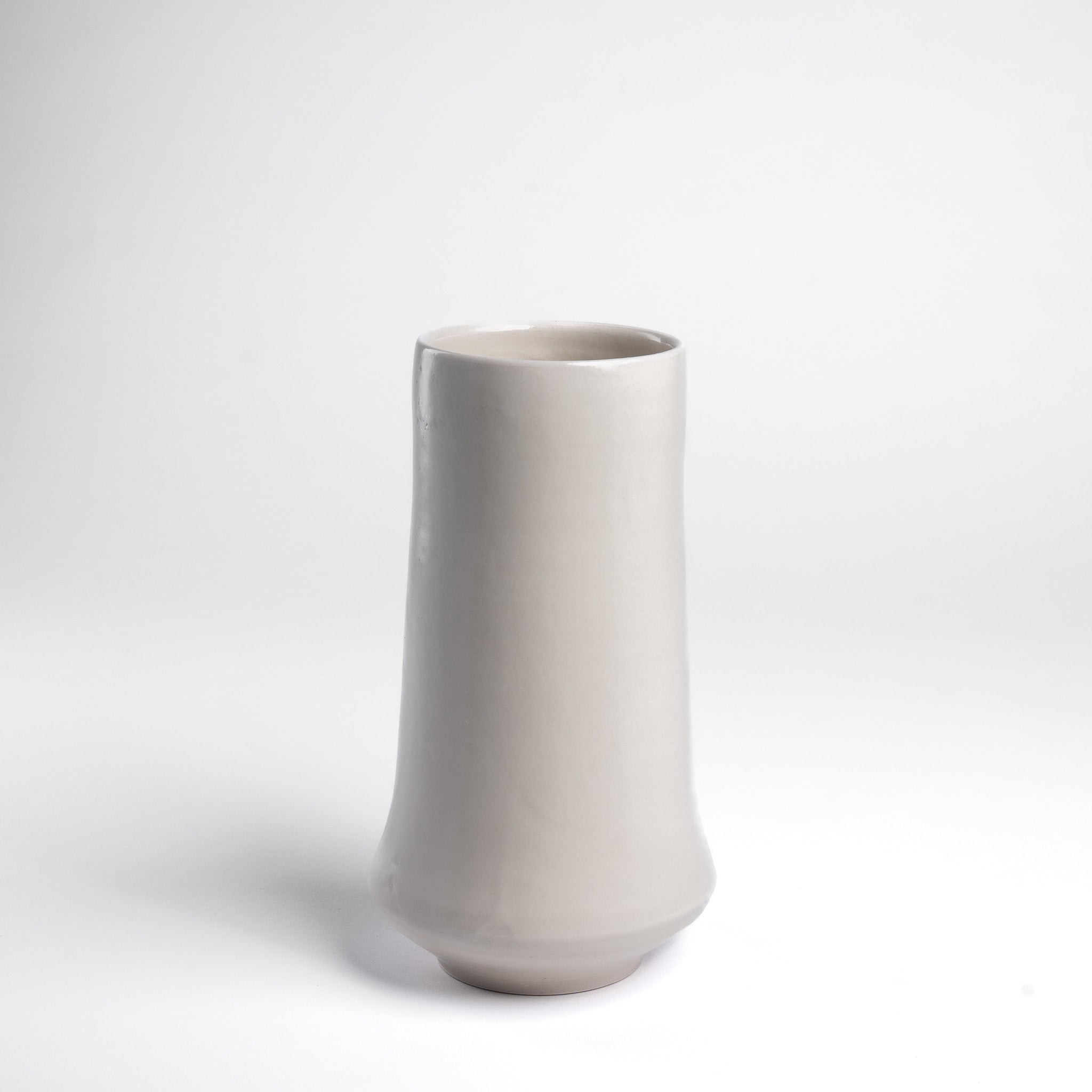 Matte White Vase