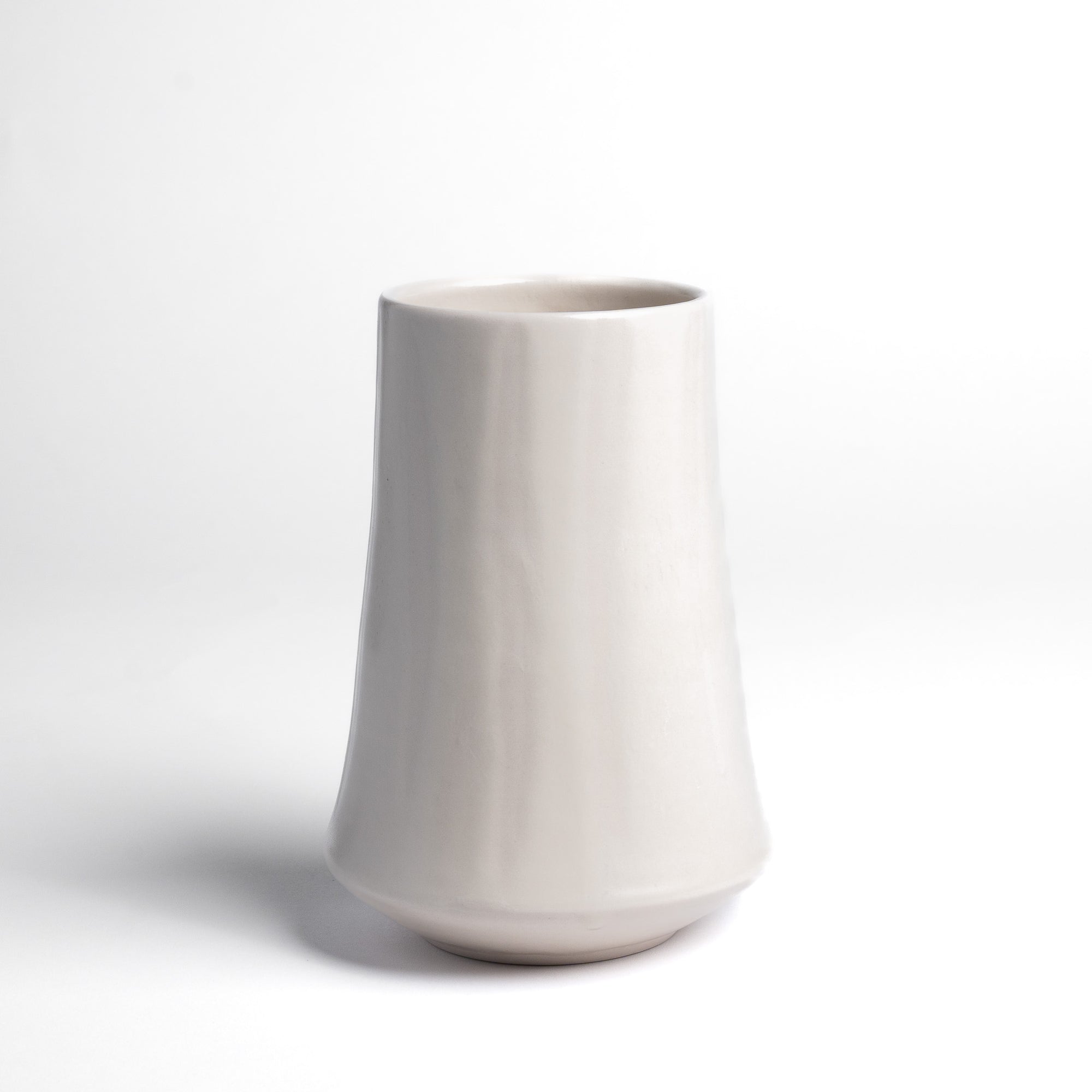 Matte White Vase