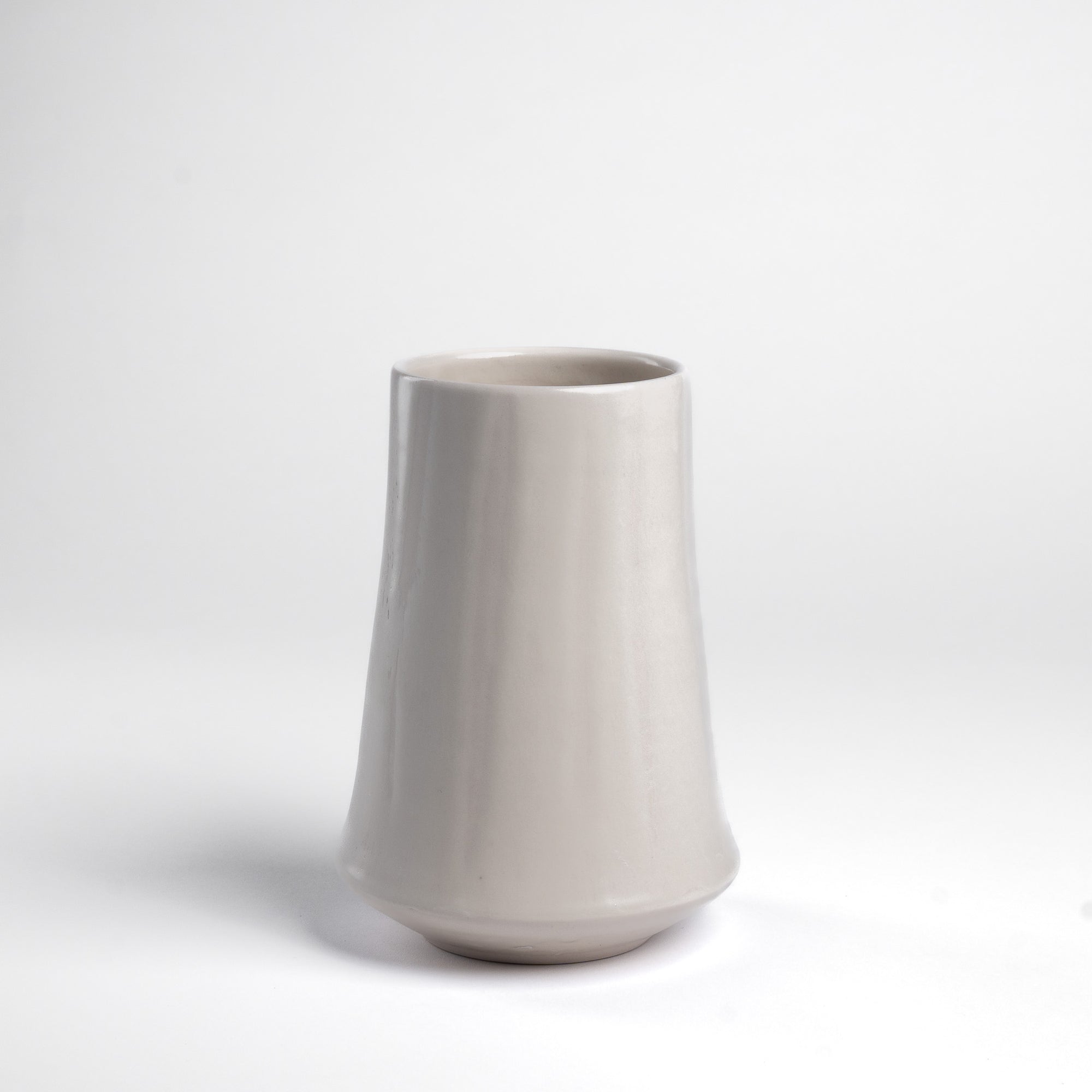 Matte White Vase