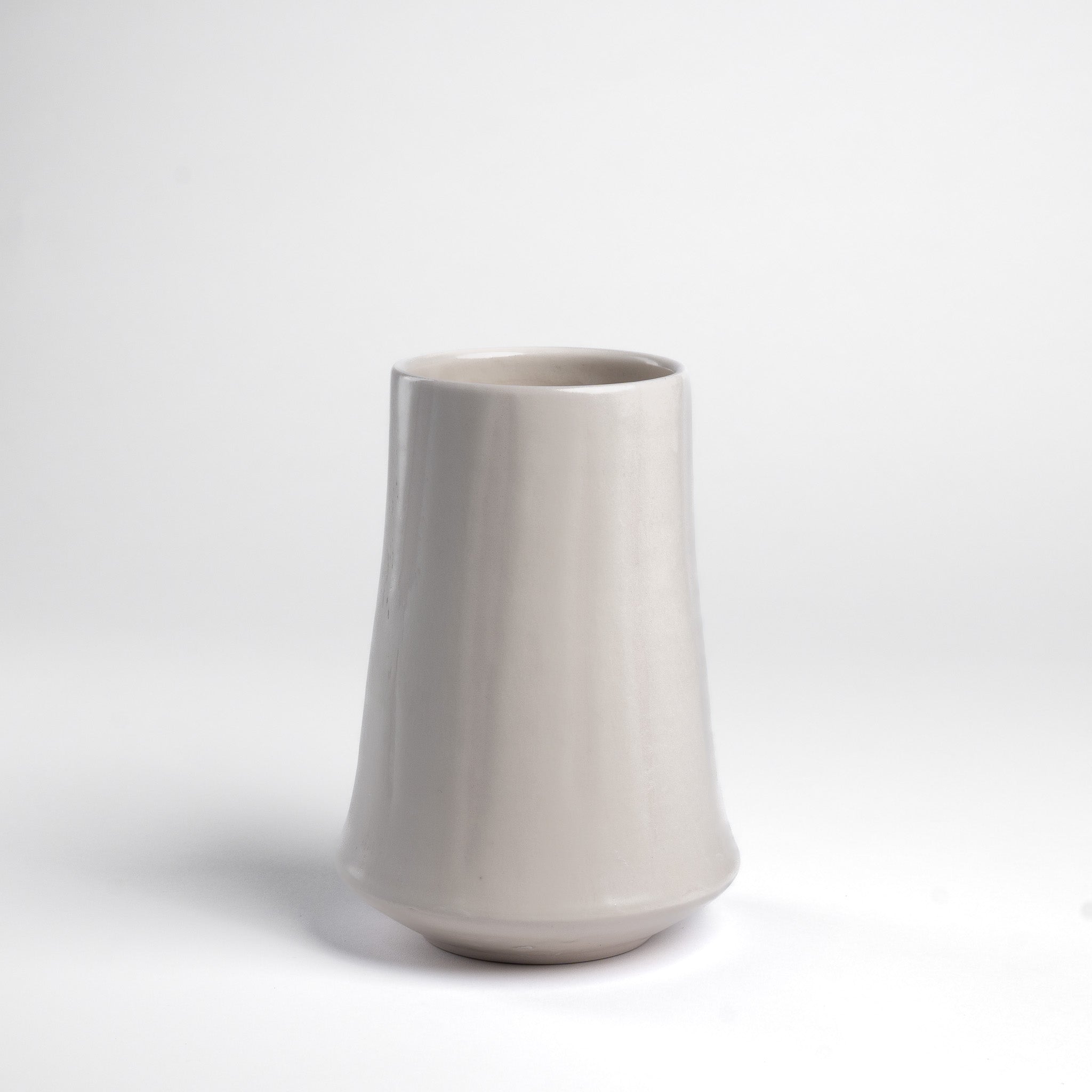 Matte White Vase