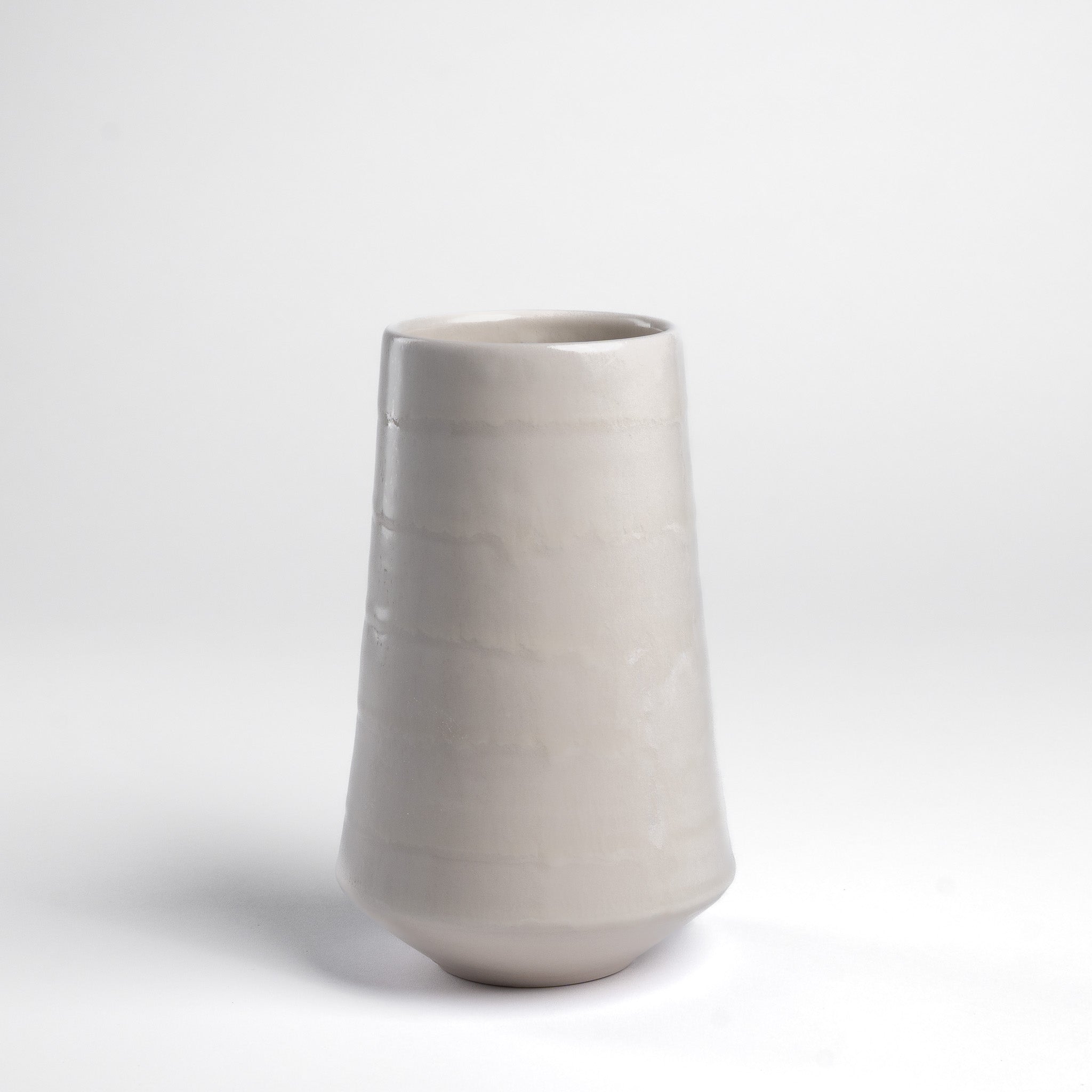 Matte White Vase