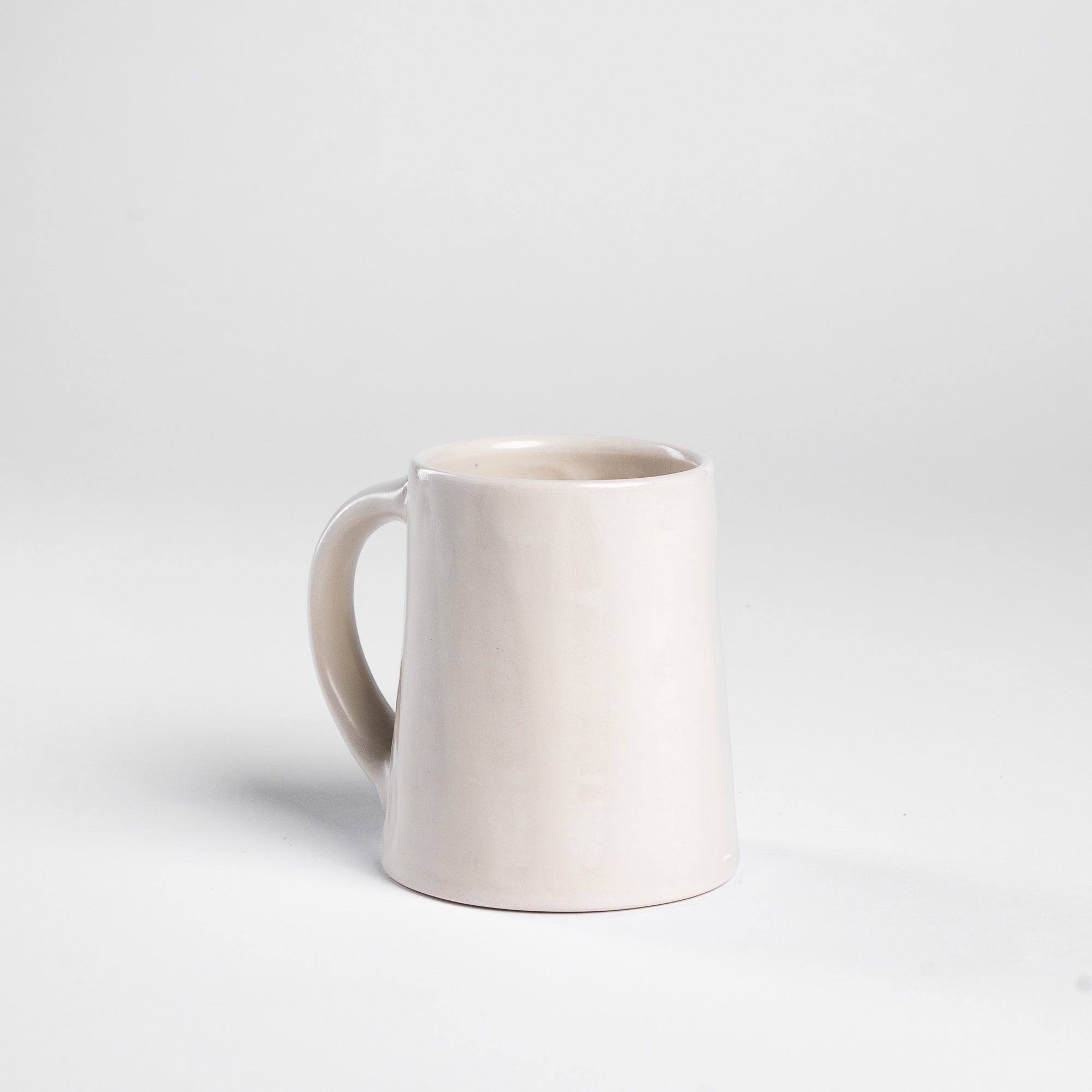 Large Matte White Mug