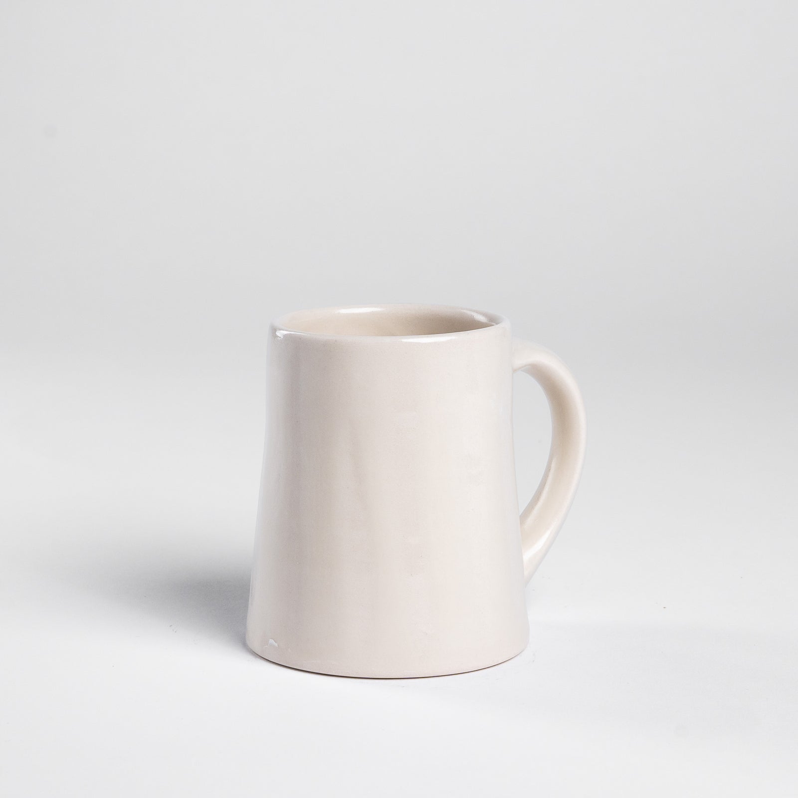 Large Matte White Mug