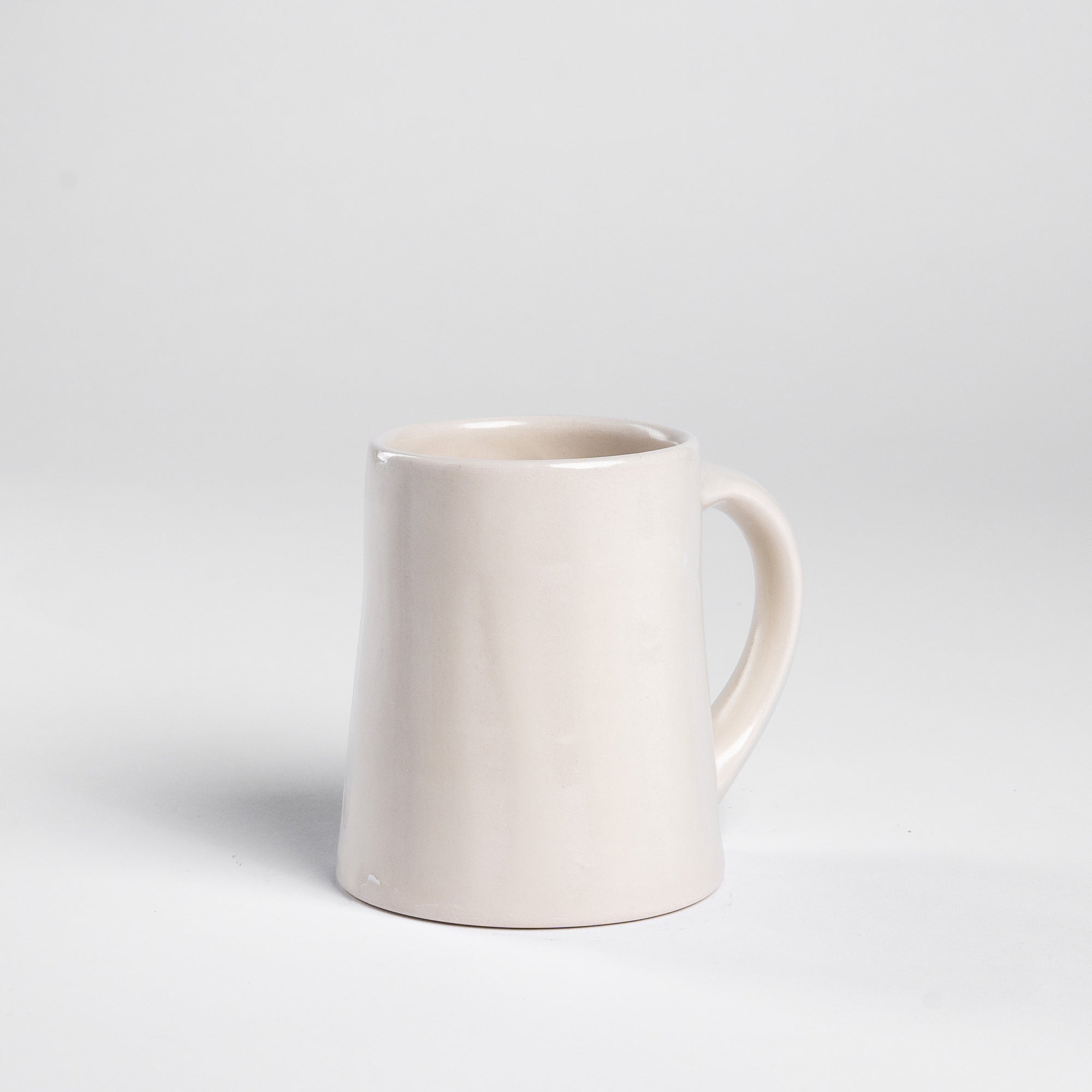Large Matte White Mug