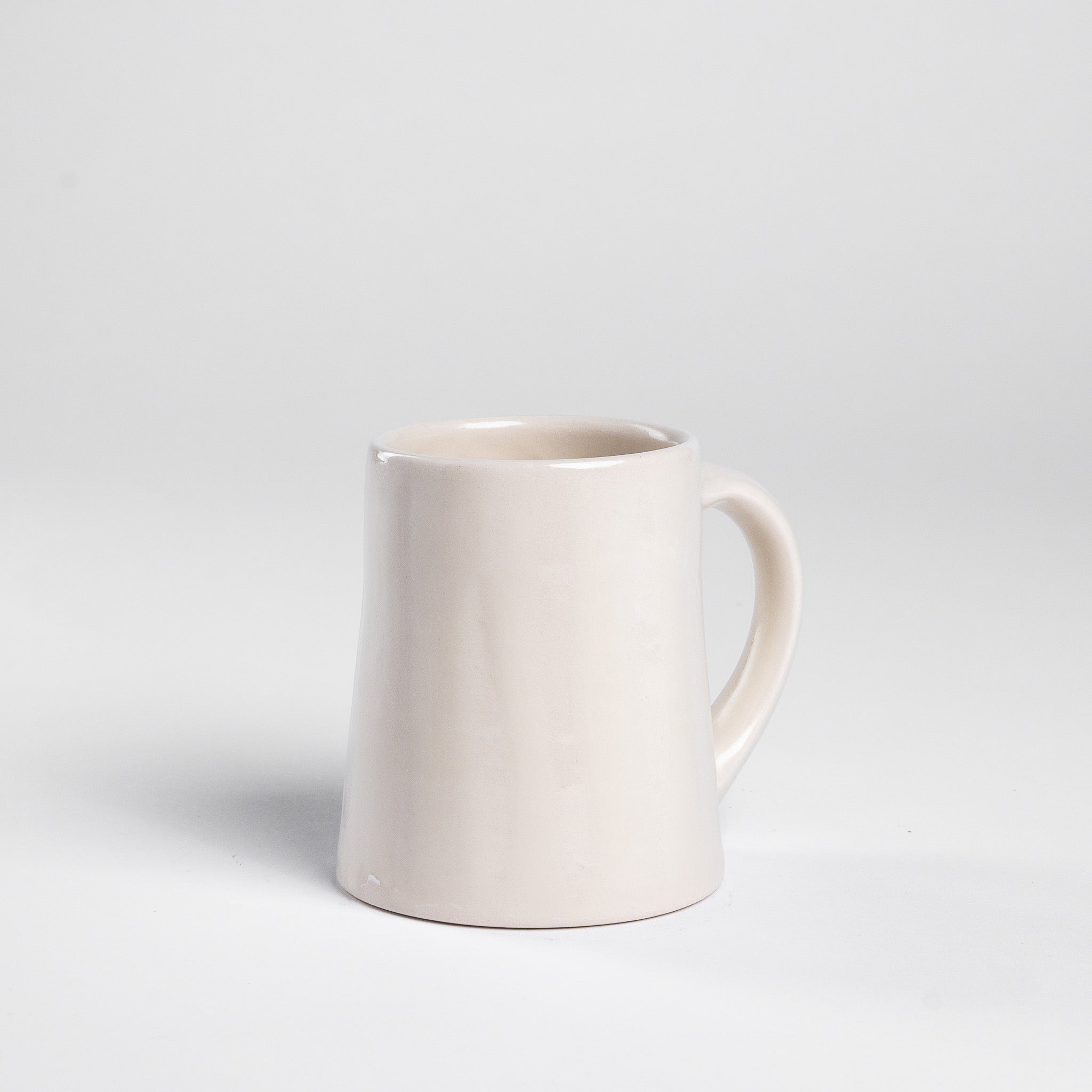 Large Matte White Mug