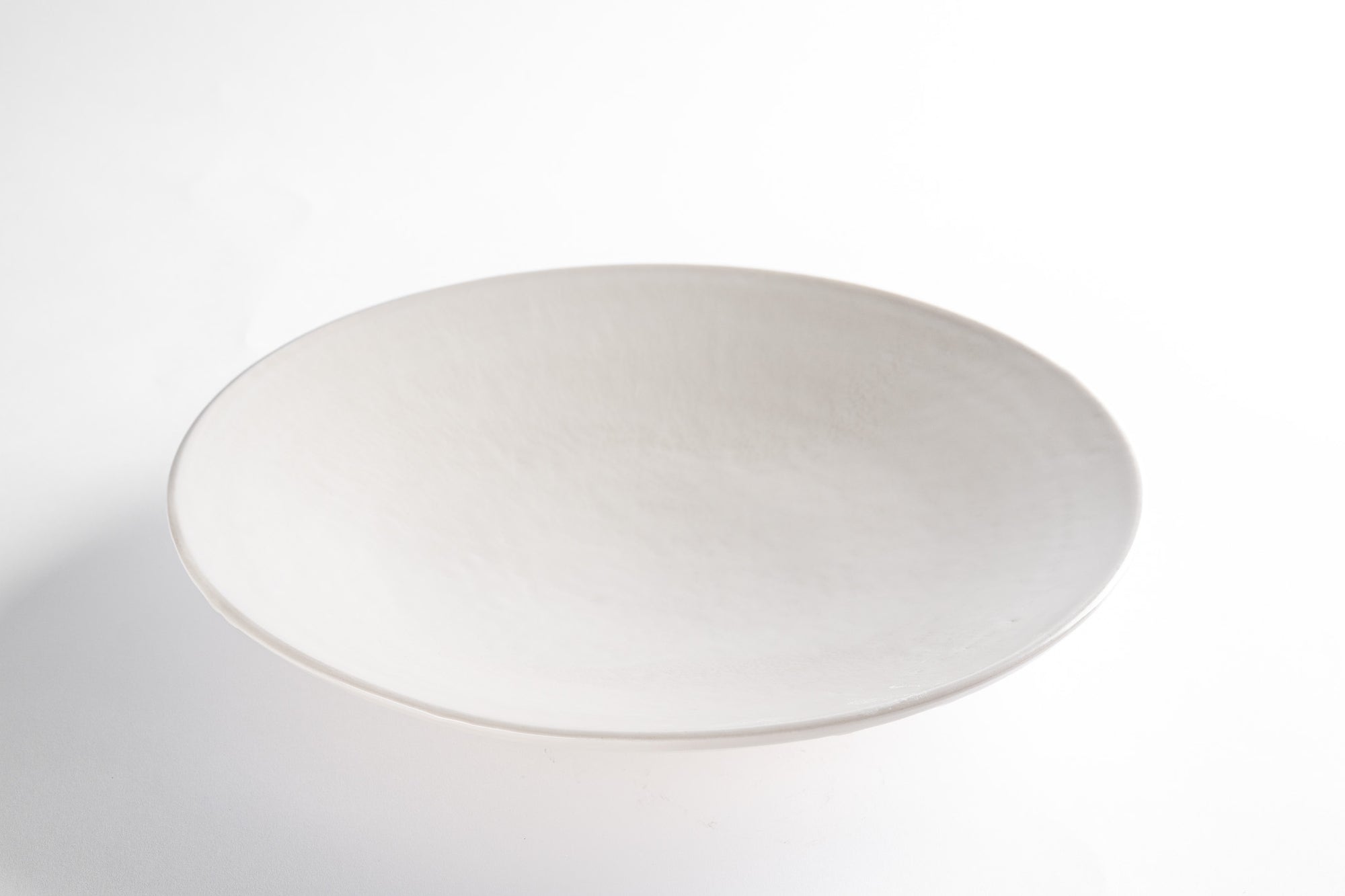 Large Matte White Platter #1