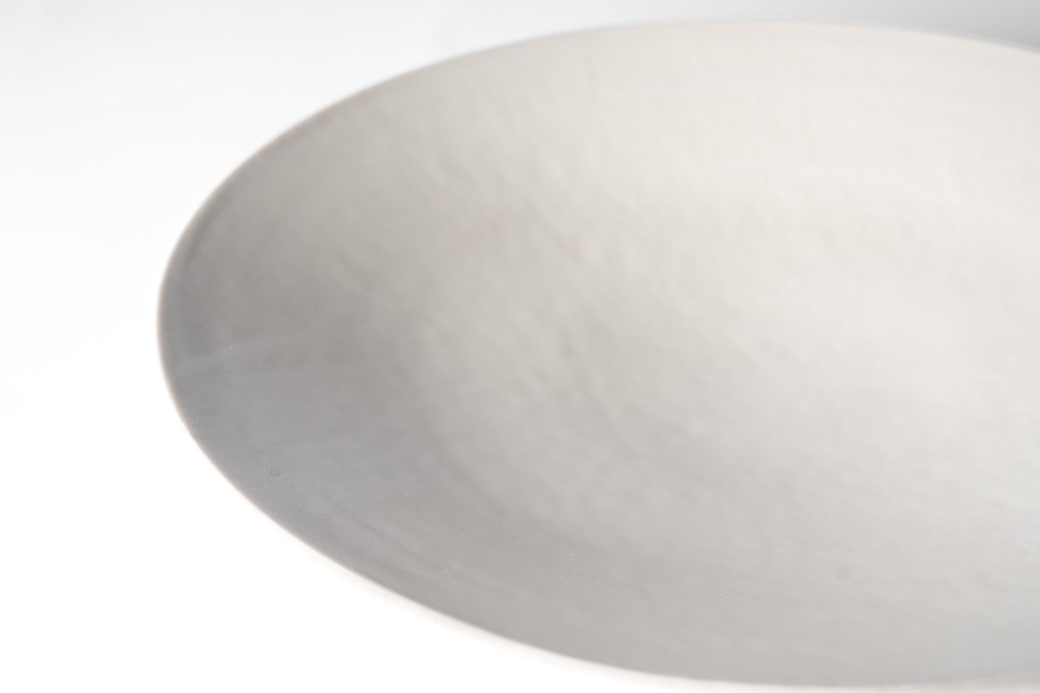 Large Matte White Platter #1