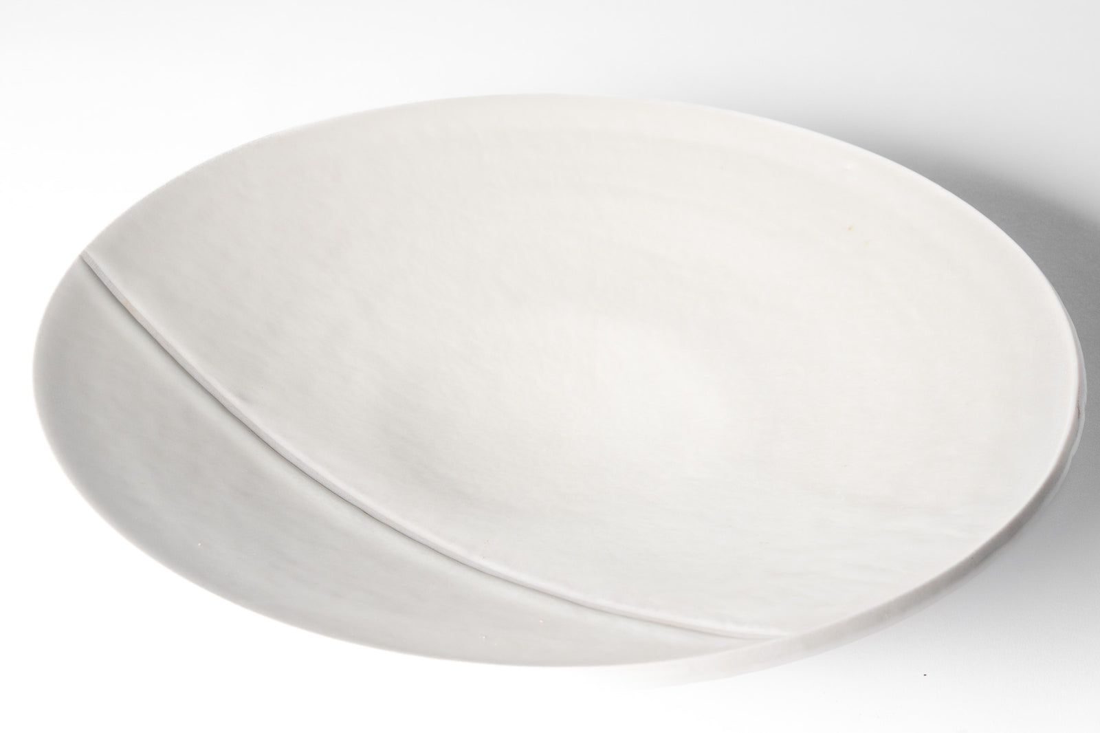 Large Matte White Platter #2