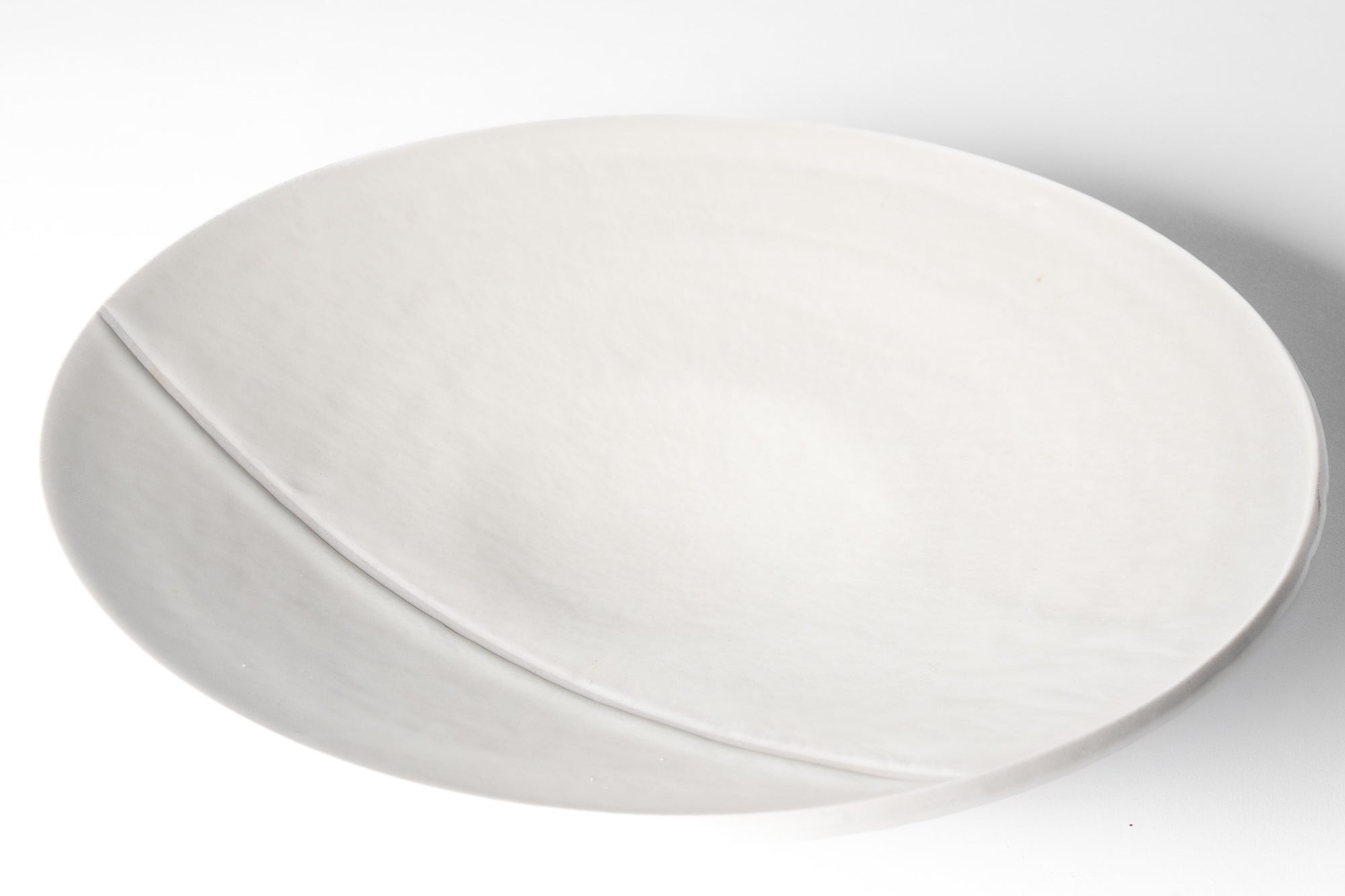 Large Matte White Platter #2