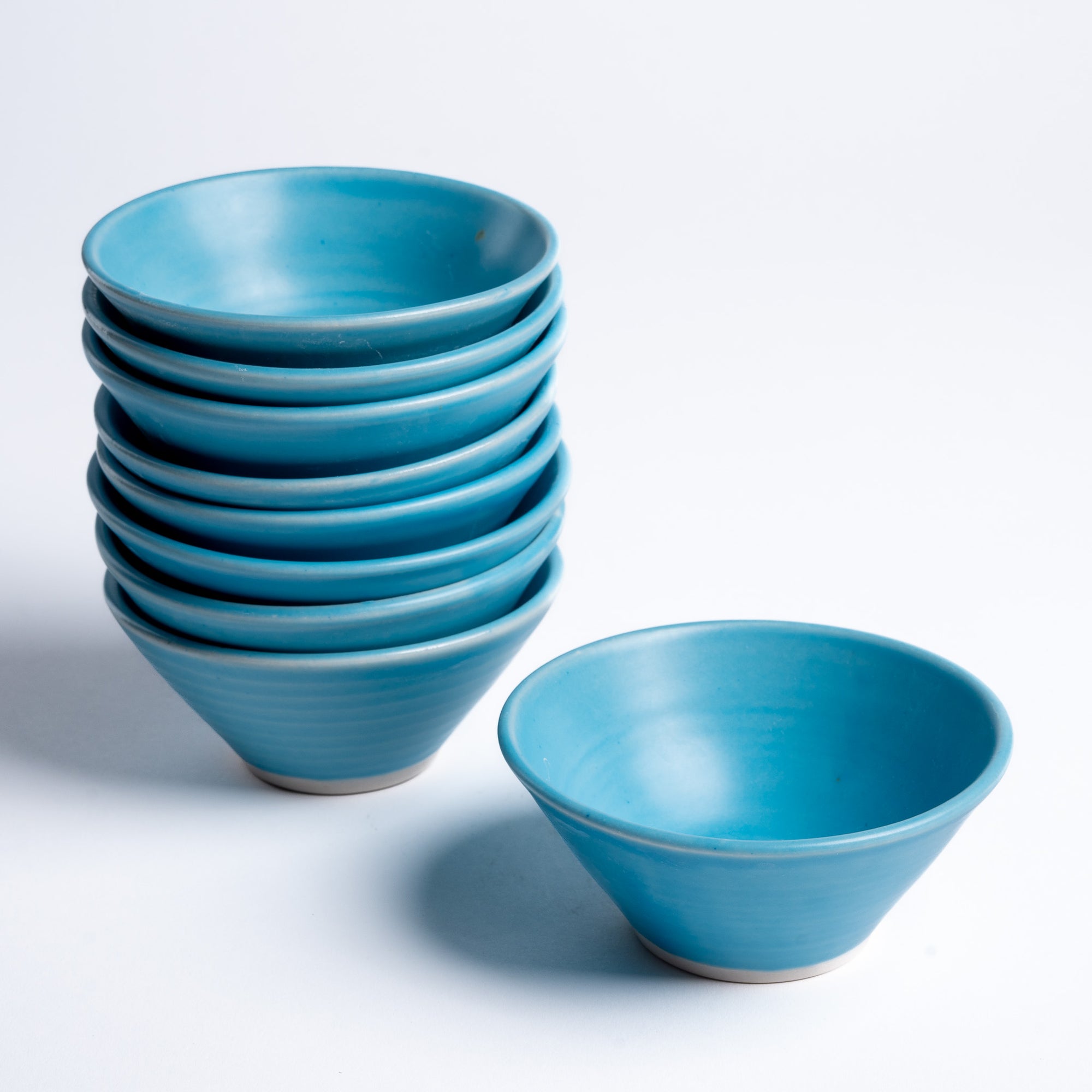 Turquoise Snack Bowl Set