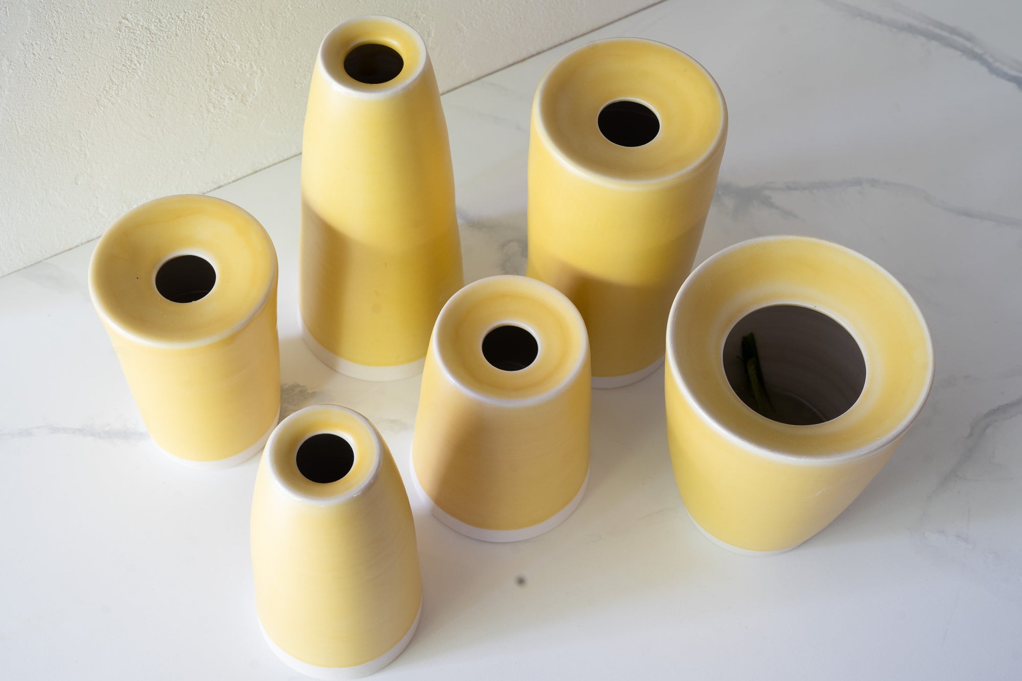 One-of-a-Kind Set of Vases